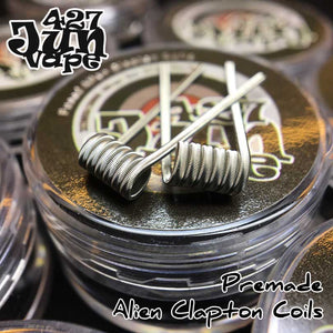 Handmade Mixture Alien Clapton Coils Ni80 Mixed Ni90 Amazing Flavor