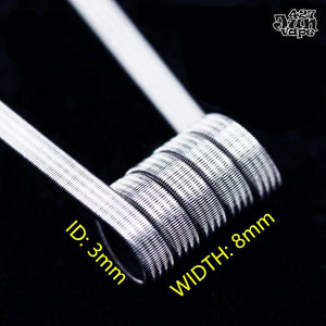 Premade Mirror Style Sweep Coils 4-Cores Fused Parallel Clapton Coils