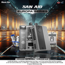 100% Authentic San Aio Europa Kit - GerobakVapor x VaperzCloud