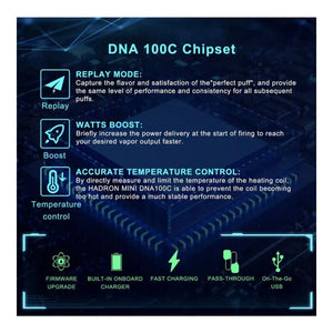 100% Authentic Steam Crave Hadron Mini DNA100c Mod
