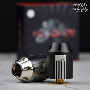 100% Authentic CMS HKS SQV RDA 24mm Engine Style Hidden Supplementary Airflow Free Ship To USA