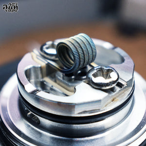 Handmade Double Surrounded Square Ribbon Donald MTL Coils