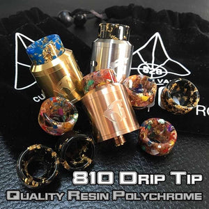 Quality 810 Polychrome Resin Drip Tip Mosaic Style
