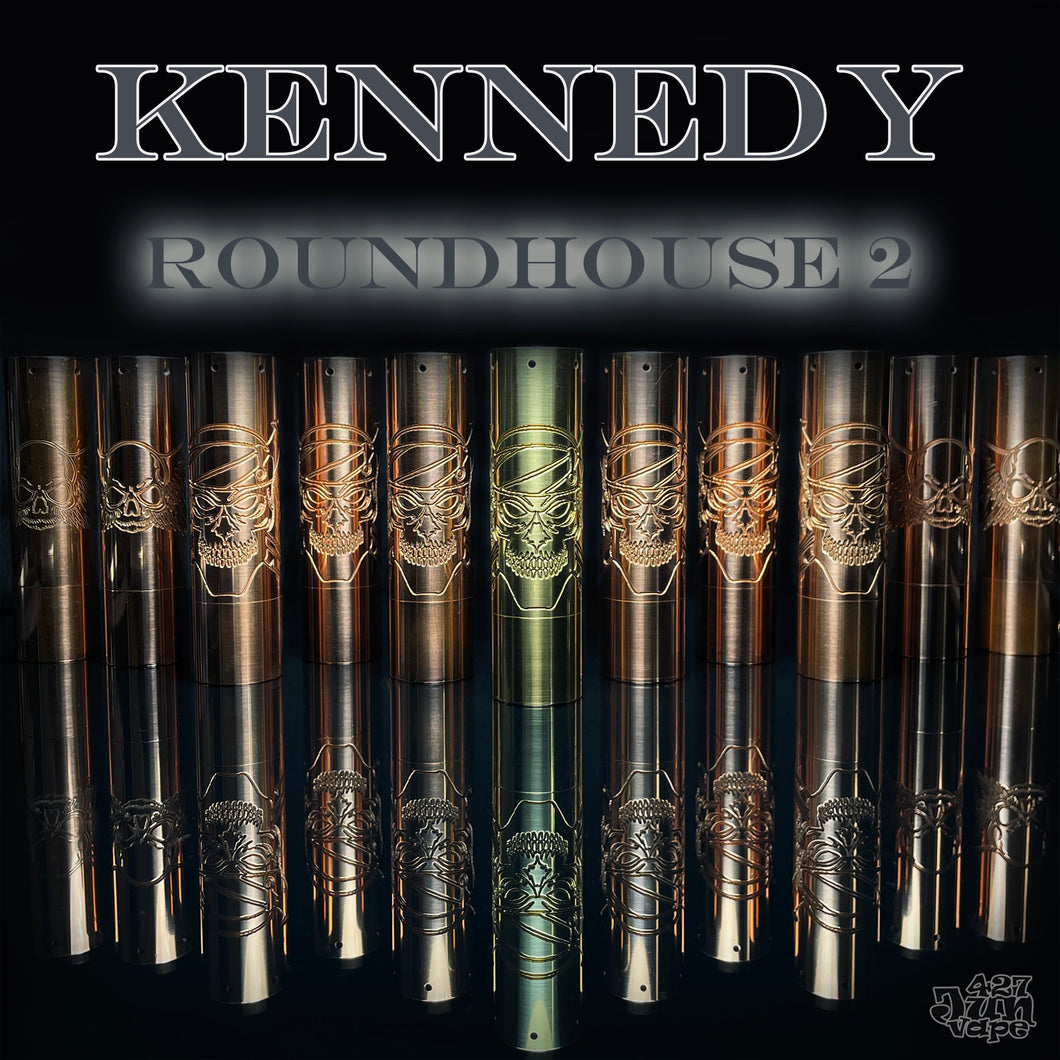 100% Authentic Kennedy 24mm Round House 2 Mech Mod