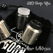 Superior 810 POM Knurled Drip Tips