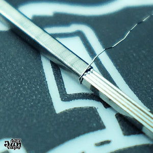 Square Style Handmade 4-Ply MTL Ribbon Clapton Coils